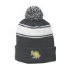 Stripe Pom Pom Beanie Thumbnail