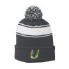 Stripe Pom Pom Beanie Thumbnail