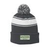Stripe Pom Pom Beanie Thumbnail