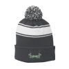 Stripe Pom Pom Beanie Thumbnail