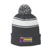 Stripe Pom Pom Beanie Thumbnail