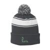 Stripe Pom Pom Beanie Thumbnail