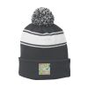 Stripe Pom Pom Beanie Thumbnail