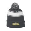 Stripe Pom Pom Beanie Thumbnail