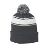 Stripe Pom Pom Beanie Thumbnail
