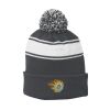 Stripe Pom Pom Beanie Thumbnail
