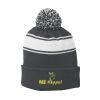 Stripe Pom Pom Beanie Thumbnail