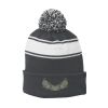 Stripe Pom Pom Beanie Thumbnail
