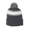 Stripe Pom Pom Beanie Thumbnail