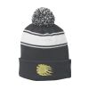 Stripe Pom Pom Beanie Thumbnail