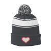Stripe Pom Pom Beanie Thumbnail