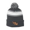 Stripe Pom Pom Beanie Thumbnail