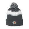 Stripe Pom Pom Beanie Thumbnail