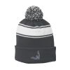 Stripe Pom Pom Beanie Thumbnail