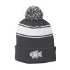 Stripe Pom Pom Beanie Thumbnail