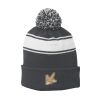 Stripe Pom Pom Beanie Thumbnail