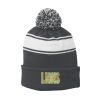 Stripe Pom Pom Beanie Thumbnail