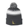 Stripe Pom Pom Beanie Thumbnail