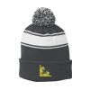 Stripe Pom Pom Beanie Thumbnail