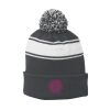 Stripe Pom Pom Beanie Thumbnail