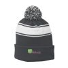 Stripe Pom Pom Beanie Thumbnail