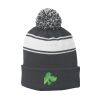 Stripe Pom Pom Beanie Thumbnail
