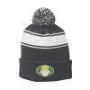 Stripe Pom Pom Beanie Thumbnail