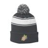 Stripe Pom Pom Beanie Thumbnail