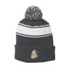 Stripe Pom Pom Beanie Thumbnail