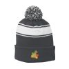 Stripe Pom Pom Beanie Thumbnail