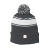 Stripe Pom Pom Beanie Thumbnail