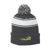 Stripe Pom Pom Beanie Thumbnail