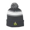 Stripe Pom Pom Beanie Thumbnail