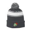 Stripe Pom Pom Beanie Thumbnail