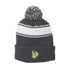 Stripe Pom Pom Beanie Thumbnail