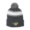 Stripe Pom Pom Beanie Thumbnail