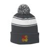Stripe Pom Pom Beanie Thumbnail