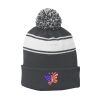 Stripe Pom Pom Beanie Thumbnail