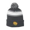 Stripe Pom Pom Beanie Thumbnail