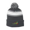 Stripe Pom Pom Beanie Thumbnail