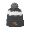 Stripe Pom Pom Beanie Thumbnail