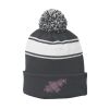 Stripe Pom Pom Beanie Thumbnail