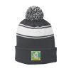 Stripe Pom Pom Beanie Thumbnail