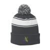 Stripe Pom Pom Beanie Thumbnail