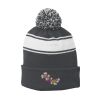 Stripe Pom Pom Beanie Thumbnail
