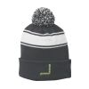 Stripe Pom Pom Beanie Thumbnail