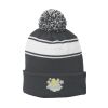 Stripe Pom Pom Beanie Thumbnail