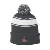 Stripe Pom Pom Beanie Thumbnail