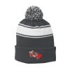 Stripe Pom Pom Beanie Thumbnail