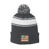 Stripe Pom Pom Beanie Thumbnail